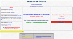 Desktop Screenshot of monnaie-finance.com